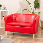 Meriden 2 Seat Tub Sofa | 2 | Red