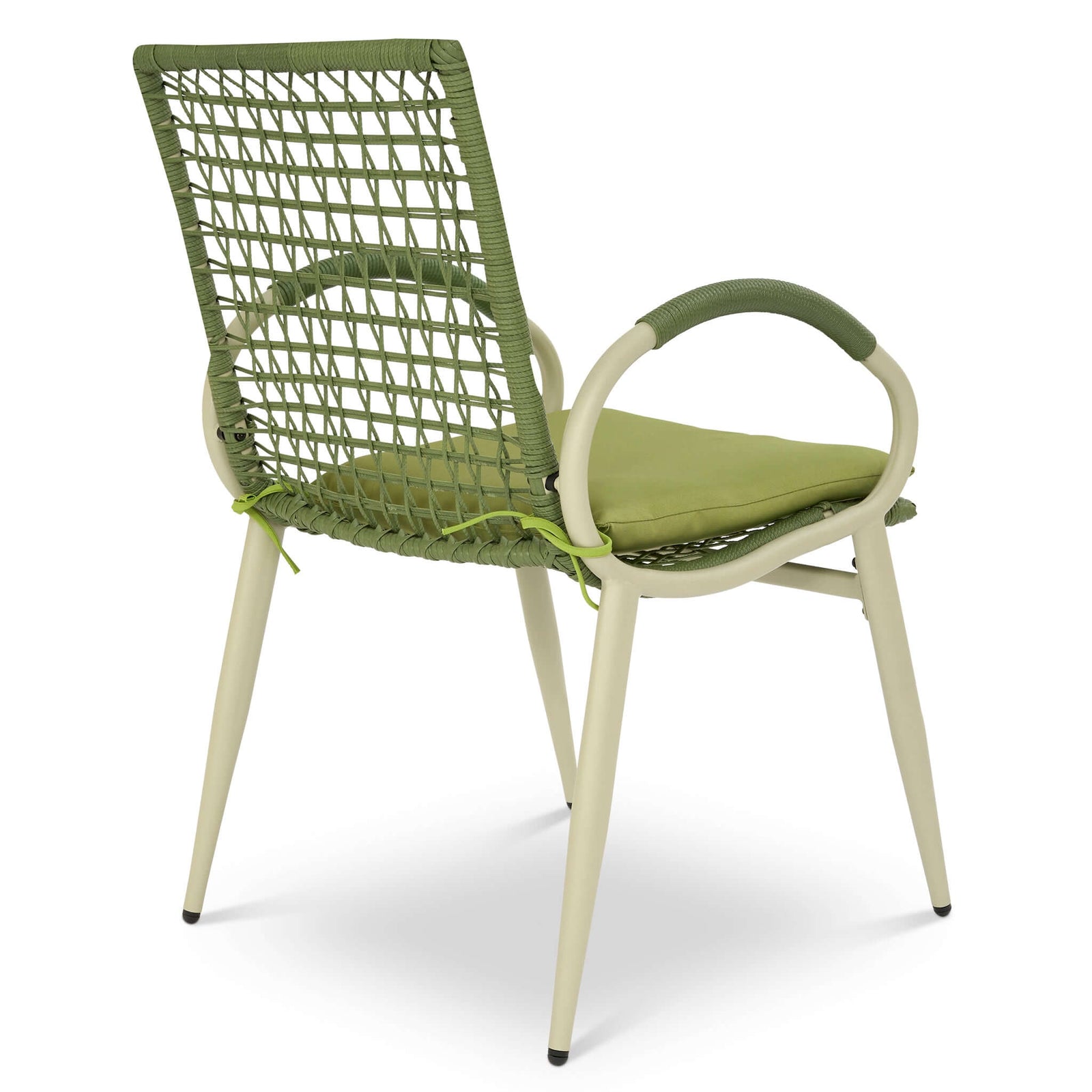 5-piece Rattan Outdoor Dining Set | Green