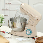 Electric Stand Mixer 4.5l Food Mixer With Dough Hook | Beige