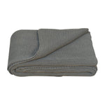 Double Knitted Throw | Olive Green