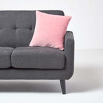 Set Of 2 Velvet Cushion Covers | 40cm x 40cm | Pink