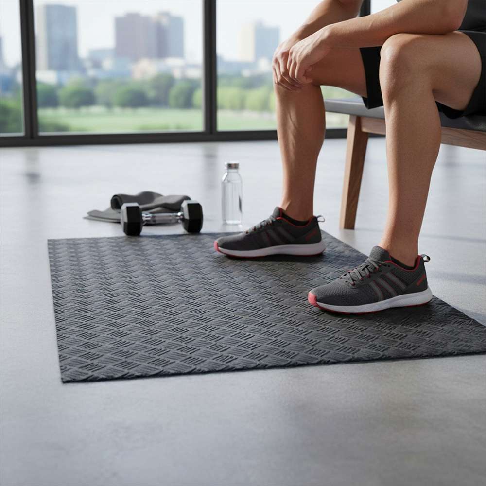 Eco Rubber Doormat | 40 x 60cm | Black