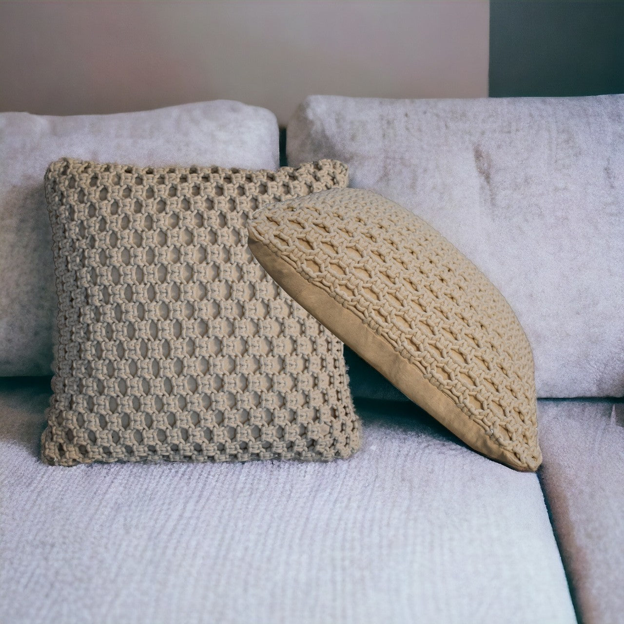 Myra Cushion Set Of 2 | Set-of-2 | White