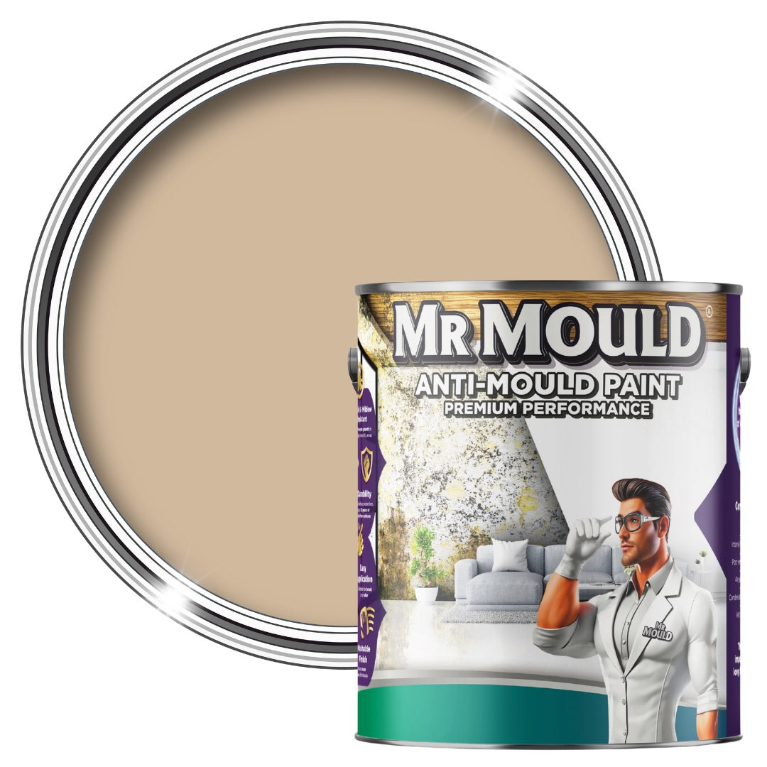 Anti-mould Paint - Premium Colour & Protection For Interior Walls & Ceilings | 1L | Beige