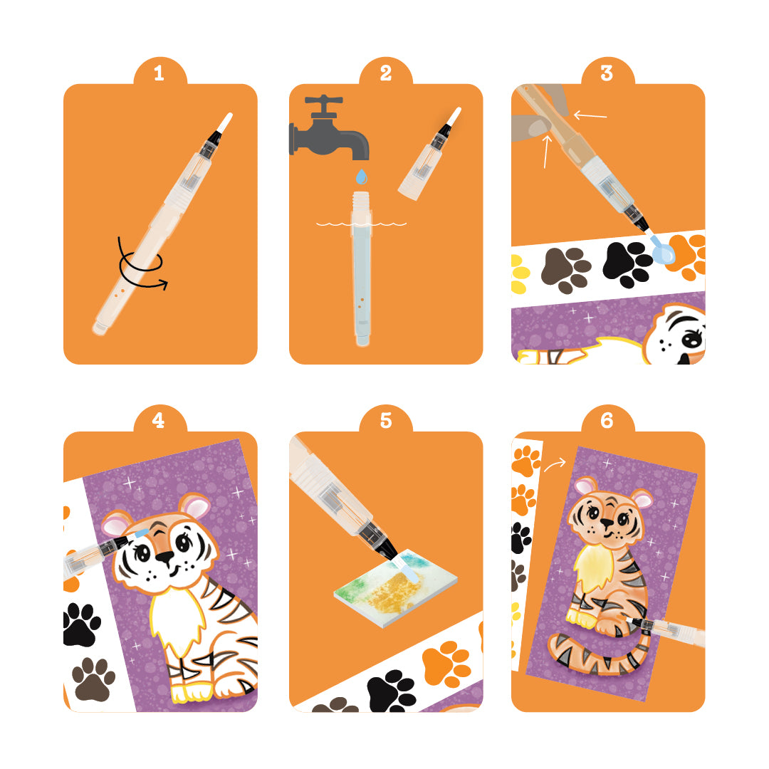 Kids Paint A Picture Set (Wild Animal)