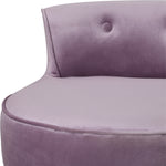 Breeins Upholstered Velvet Vanity Dressing Table Stool With Low Backrest