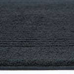 Imperial Plain Turkish Cotton Bath Mat | 50 x 80cm | Black