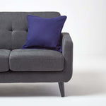 Cotton Plain Cushion Cover | 60cm x 60cm | Navy Blue