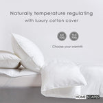 Indulgent Pure Mulberry Silk Blend 4.5 Tog Spring/summer Duvet | Super King | White