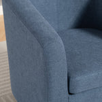 Beulah Fabric Accent Chair | Light Blue