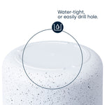 18cm Round Plant Pot Set Of 2 - Matt White