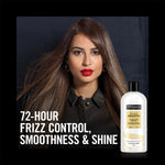 Conditioner Keratin Smooth For 72h Frizz Control And  Shine, 3x 680ml