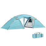 4-6 Man Family Tent, 2 Bedrooms, Living Room | Blue