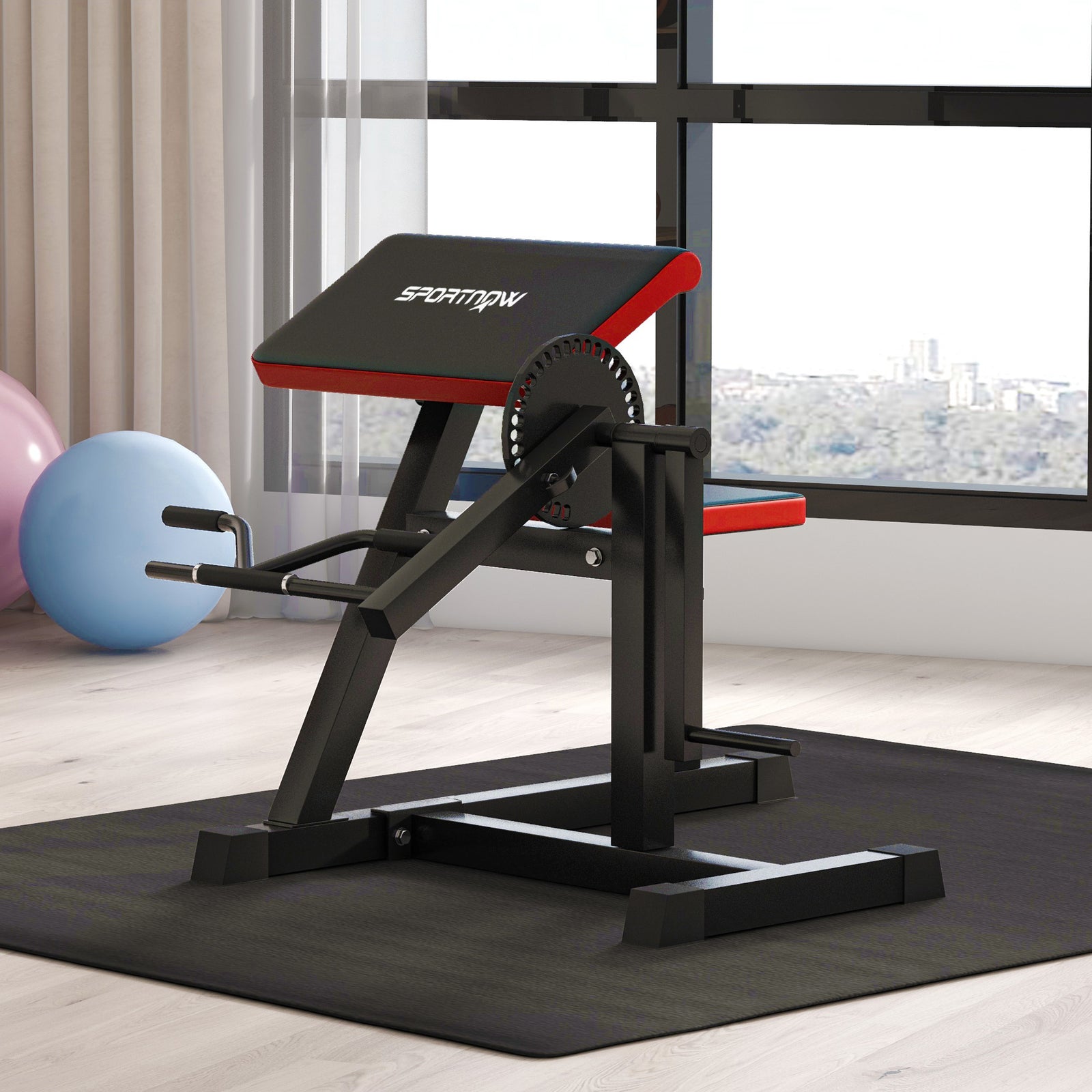Preacher Curl Bench W/ Handlebar