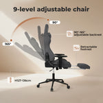 Ergonomic Office Chair 165° Reclining Executive Chair Spring Foam Cushion | Grey