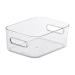 Compact Clear Modular Storage Bin Container For Kitchen, S
