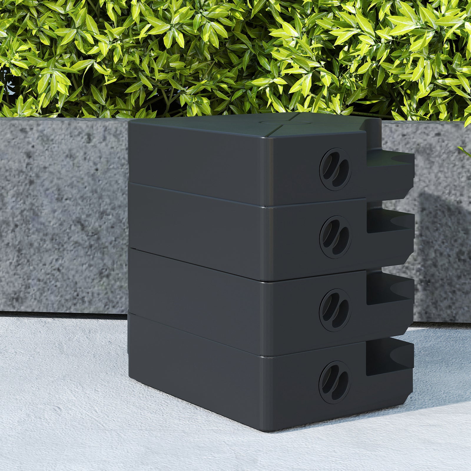Umbrella Weights For Offset Parasols, 64kg Sand/55kg Water