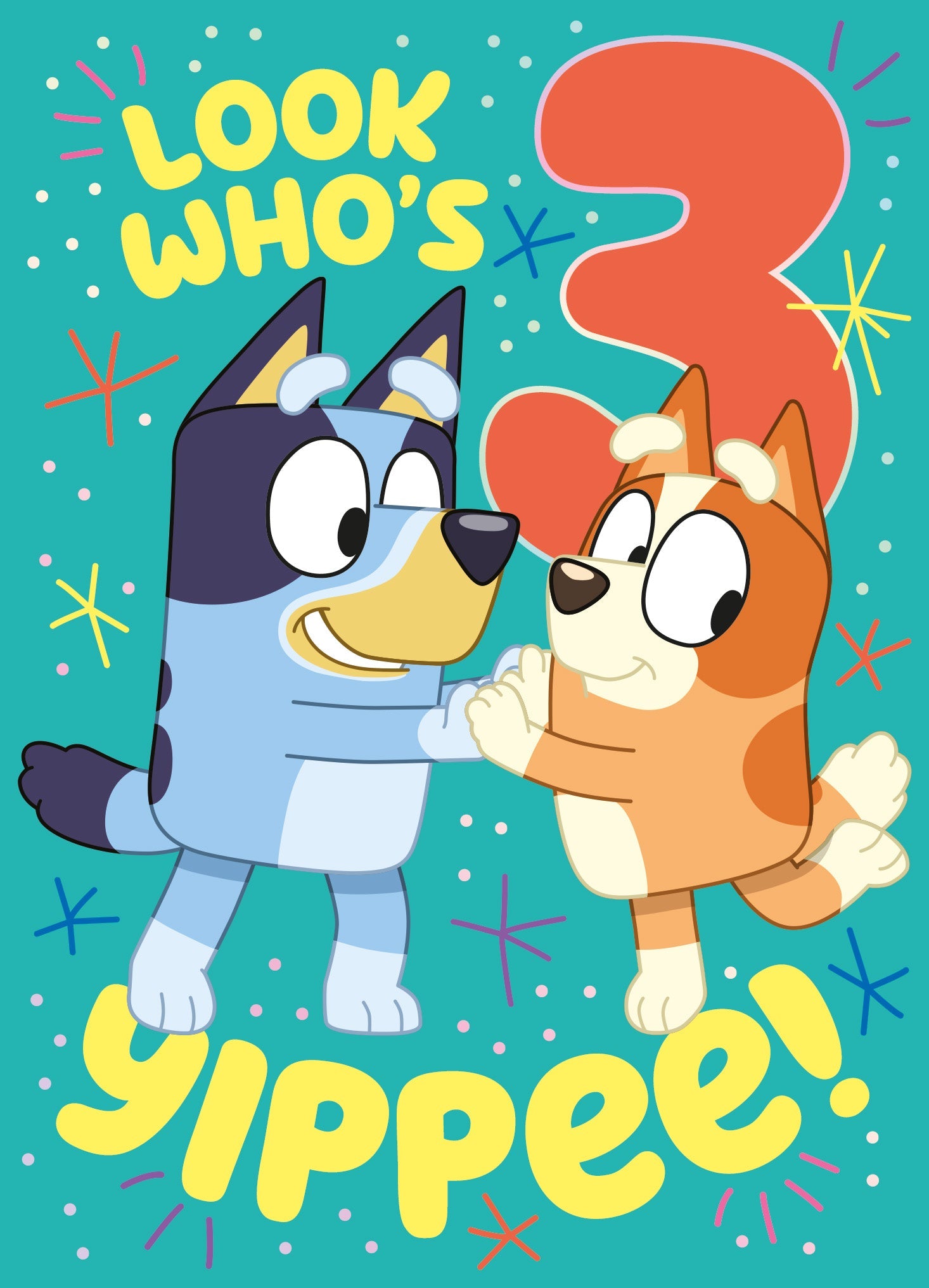 Age 3 Birthday Card Official Product