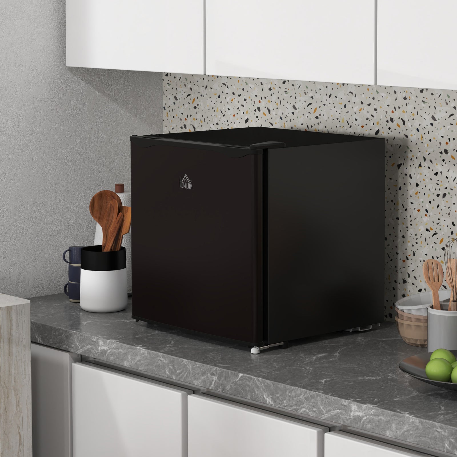 35l Tabletop Freezer With Adjustable Temperature Wire Shelf | One Size | Black