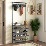 Kitchen Bakers Rack Microwave Stand Coffee Bar W/ 5 Shelves