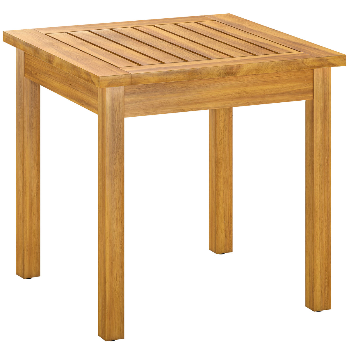 Coffee Table Fully Assembled Square Natural Wood