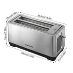 4-slice Stainless Steel Toaster