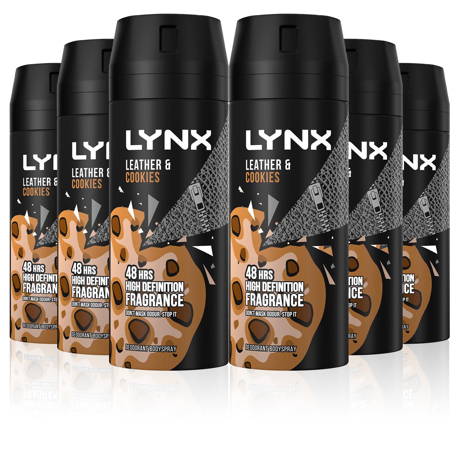 Body Spray Collision 48-h High Definition Fragrance Deo For Men, 6x 150ml