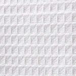 Organic Cotton Waffle Blanket/ Throw | 125cm x 150cm | White