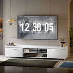 Modern Tv Unit With Cabinet Shelf For Living Room