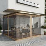 302x207cm Universal Gazebo Mesh Netting Screen Walls