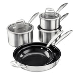 Tri-ply Cookware Set | 5 Piece | Silver