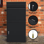 Anti-theft Parcel Post Box Xl | Black