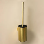 Toilet Brush, Wall-mounted, Brushed Gold Pvd, Architect S+ Collection