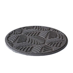 Rubber Garden Stepping Stones - Geo Leaf | Set of 1 | Grey