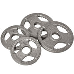 2" Olympic Weight Plates Set - 2 X 5kg | Silver
