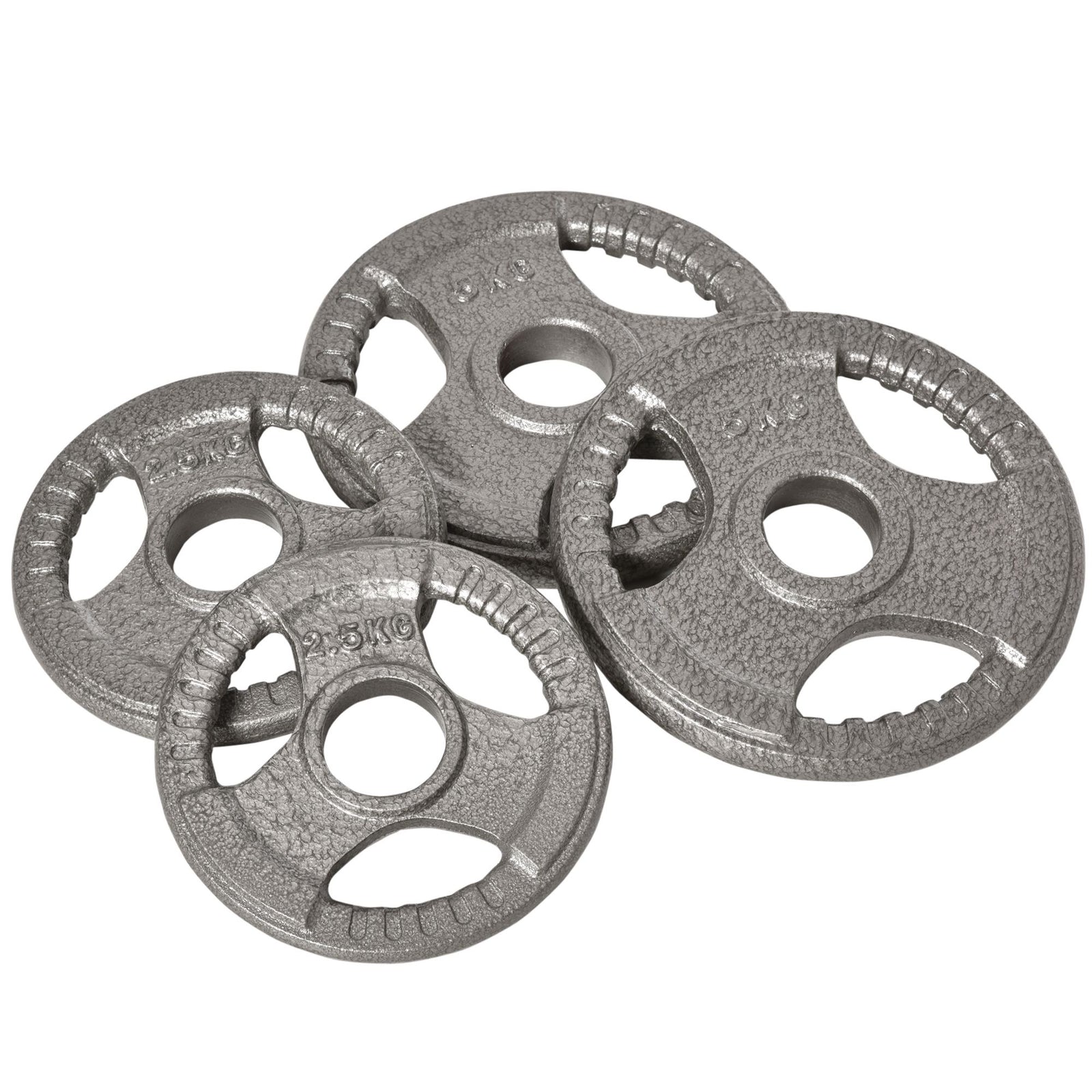 2" Olympic Weight Plates Set - 2 X 5kg | Silver