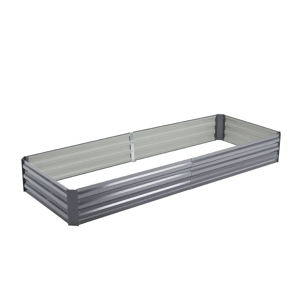 Metal Raised Bed Planter Box Large Bottomless Raised Bed Rectangular Metal Raised Garden Bed