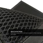 Anti-slip Dirt Trapping Black Meshmat Entrance Doormat | Medium | Black