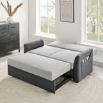 Rhona Faux Suede Sofa Bed 2 Seater | Grey