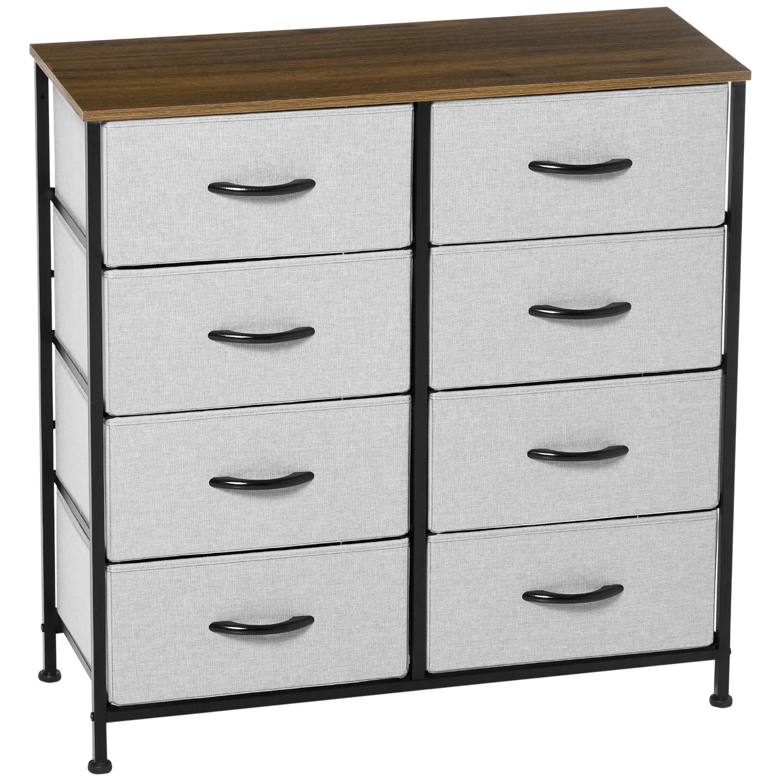 6/8 Drawer Fabric Chest Of Drawers W/ Wooden Top For Closet | Large