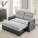 Rhona Faux Suede Sofa Bed 2 Seater | Grey