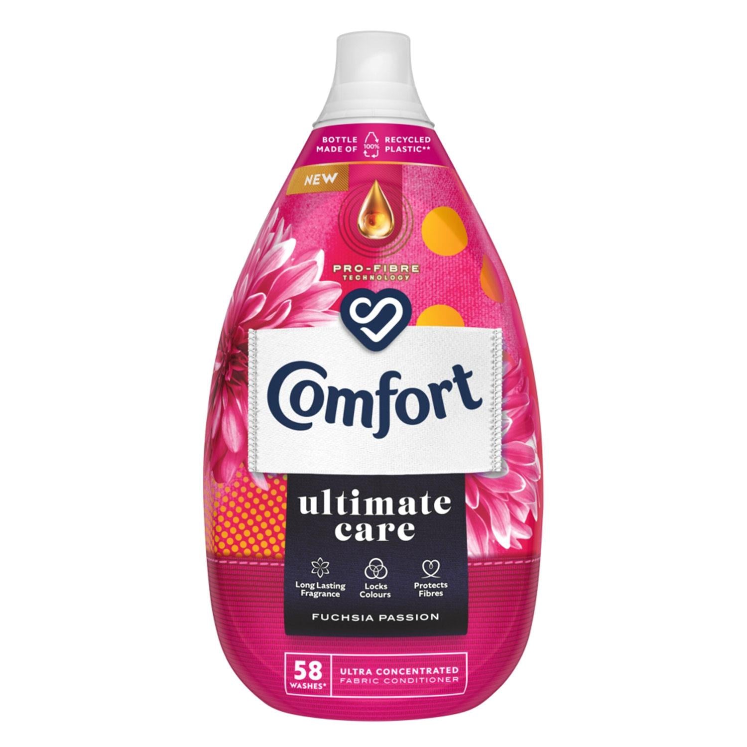 Ultimate Care Fuchsia Passion Liquid Fabric Conditioner 58w | Set of 3