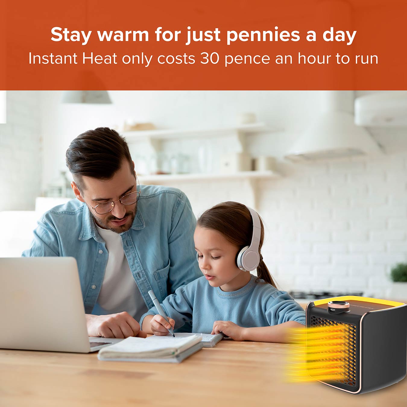 Instant Heat | 1500w | Black