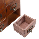 Retro Wooden Drawer Organzier Box