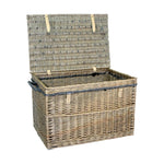 Wicker Large Antique Wash Storage Basket | Brown
