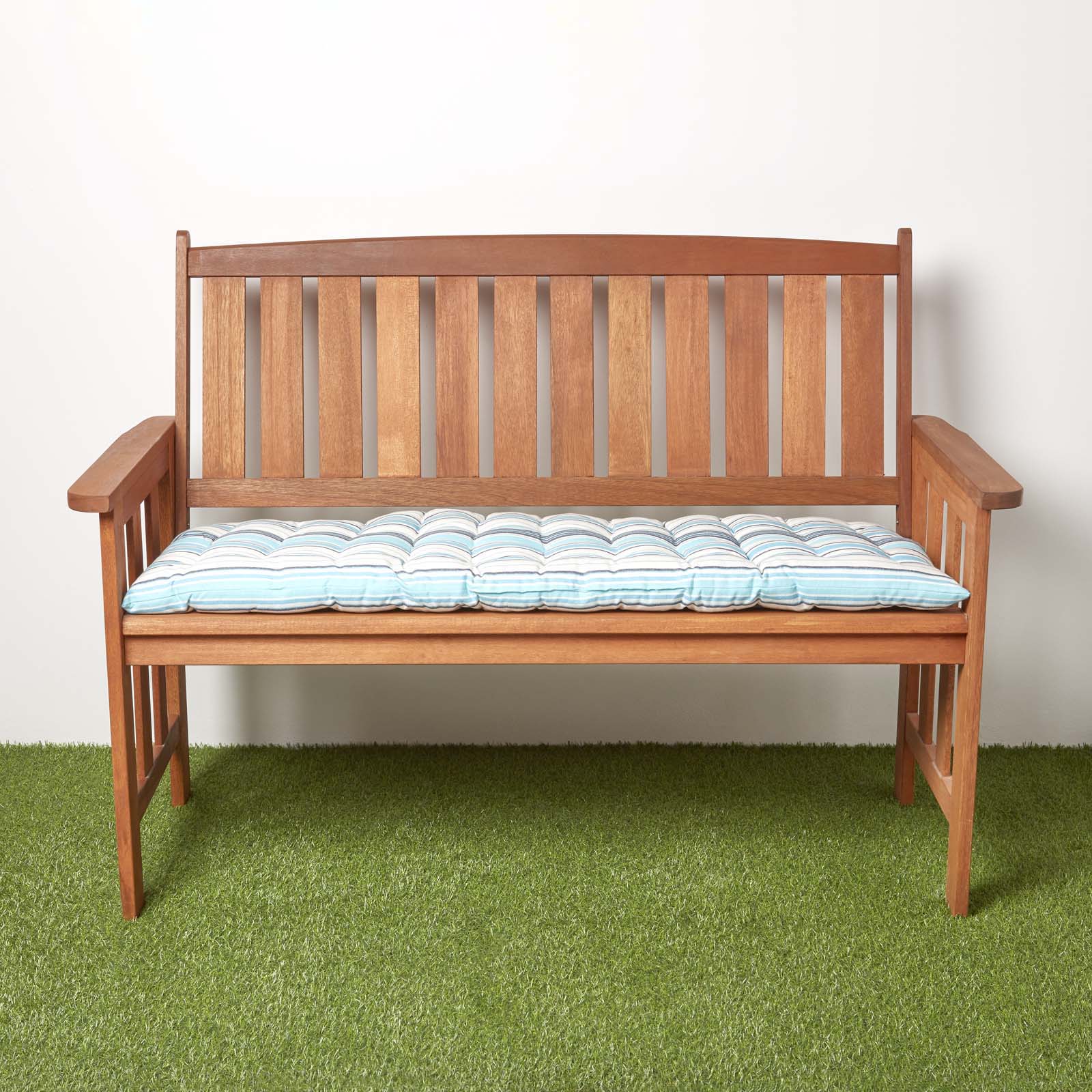 Striped Bench Cushion 2 & 3 Seater | 2 | Blue