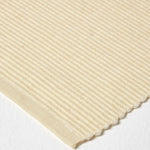Cotton Plain Pack Of 2 Placemats | 50cm x 30cm | Cream