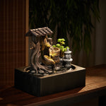 Tabletop Fountain Relaxation Water Feature For Home Office Decor