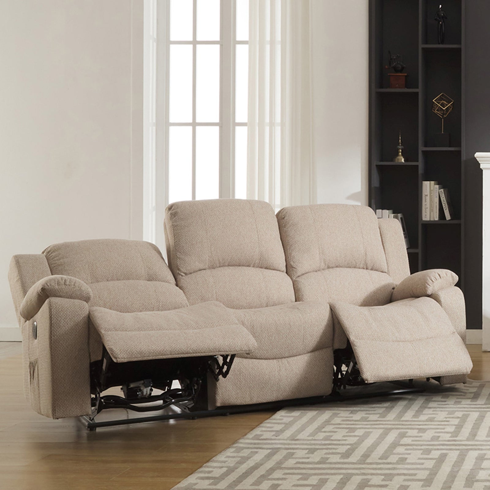 Marldon 3 Seat Reclining Sofa | 3 | Beige