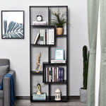 Multipurpose 8 Grid Bookshelf Decorative Shelf | One Size | Black